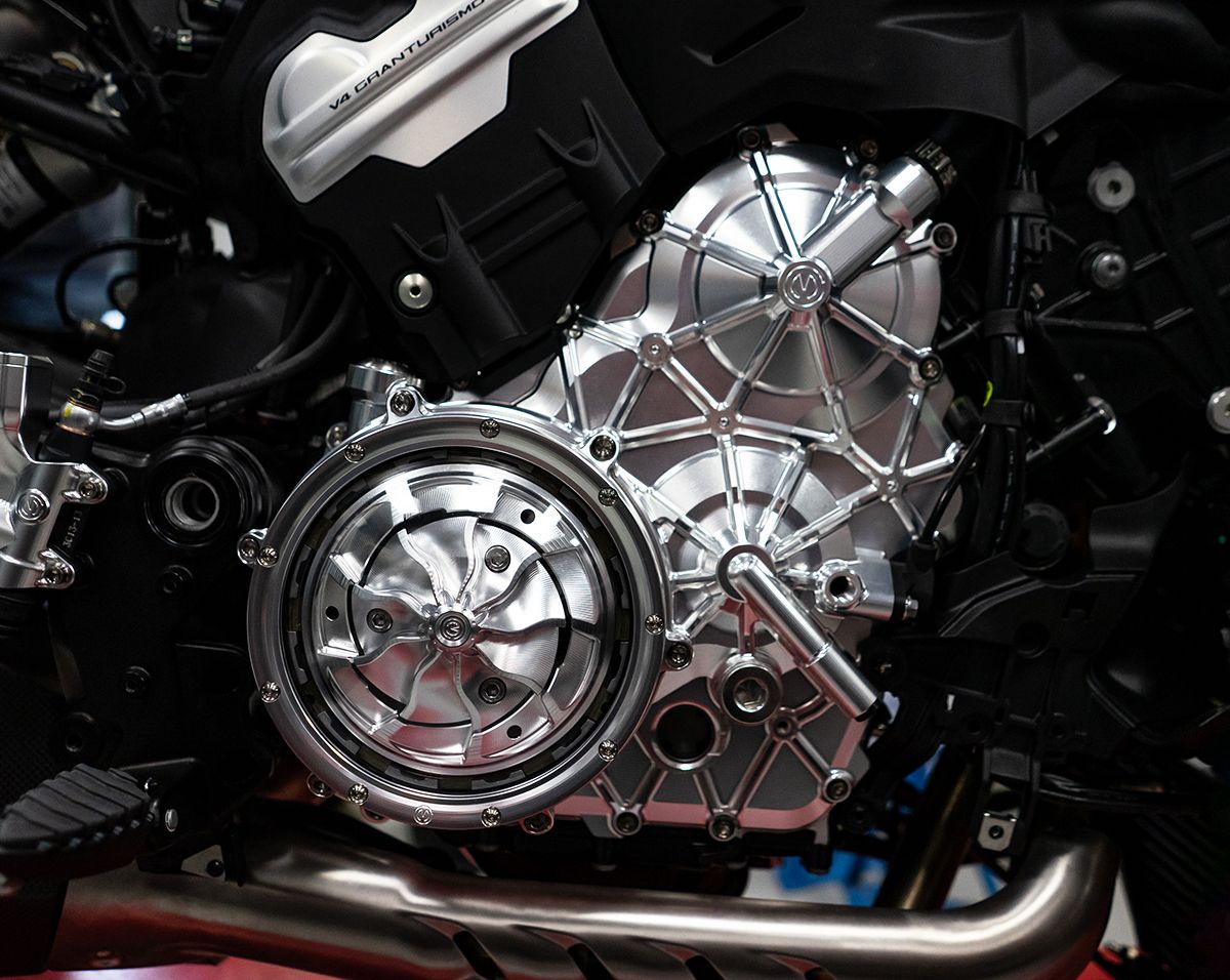 Aluminum engine case right with titanium screws Motocorse Ducati Panigale V4/S (2025) 