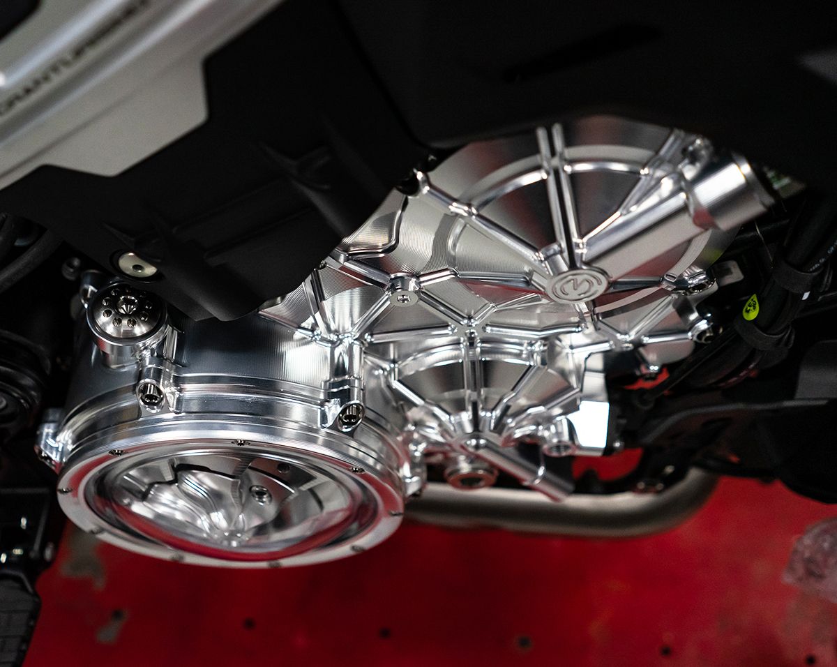 Aluminum engine case right with titanium screws Motocorse Ducati Panigale V4/S (2025) 