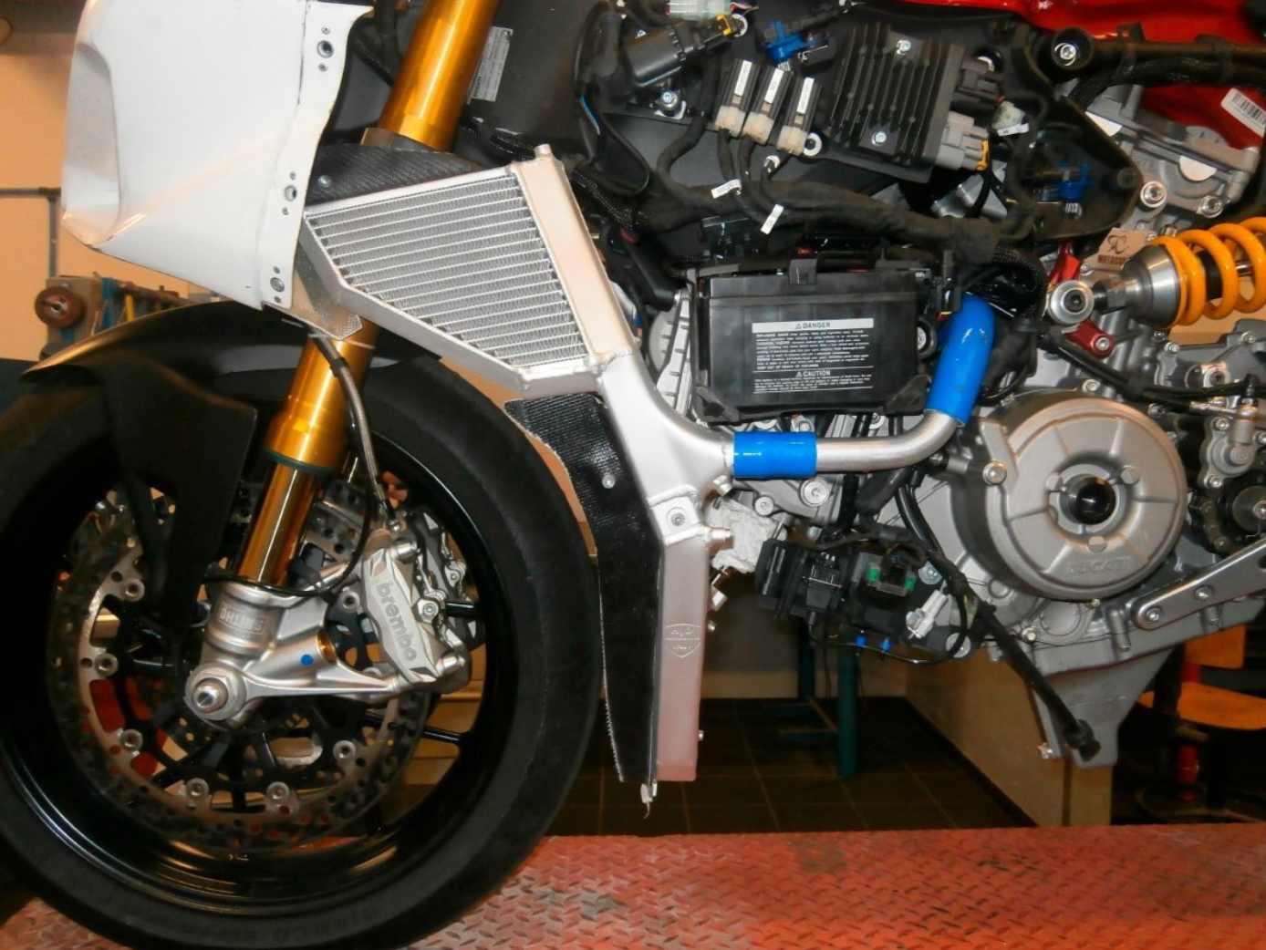 H2O Performance Water + Oil Cooler EVO Kit Ducati Panigale V2 955 (20-24) 