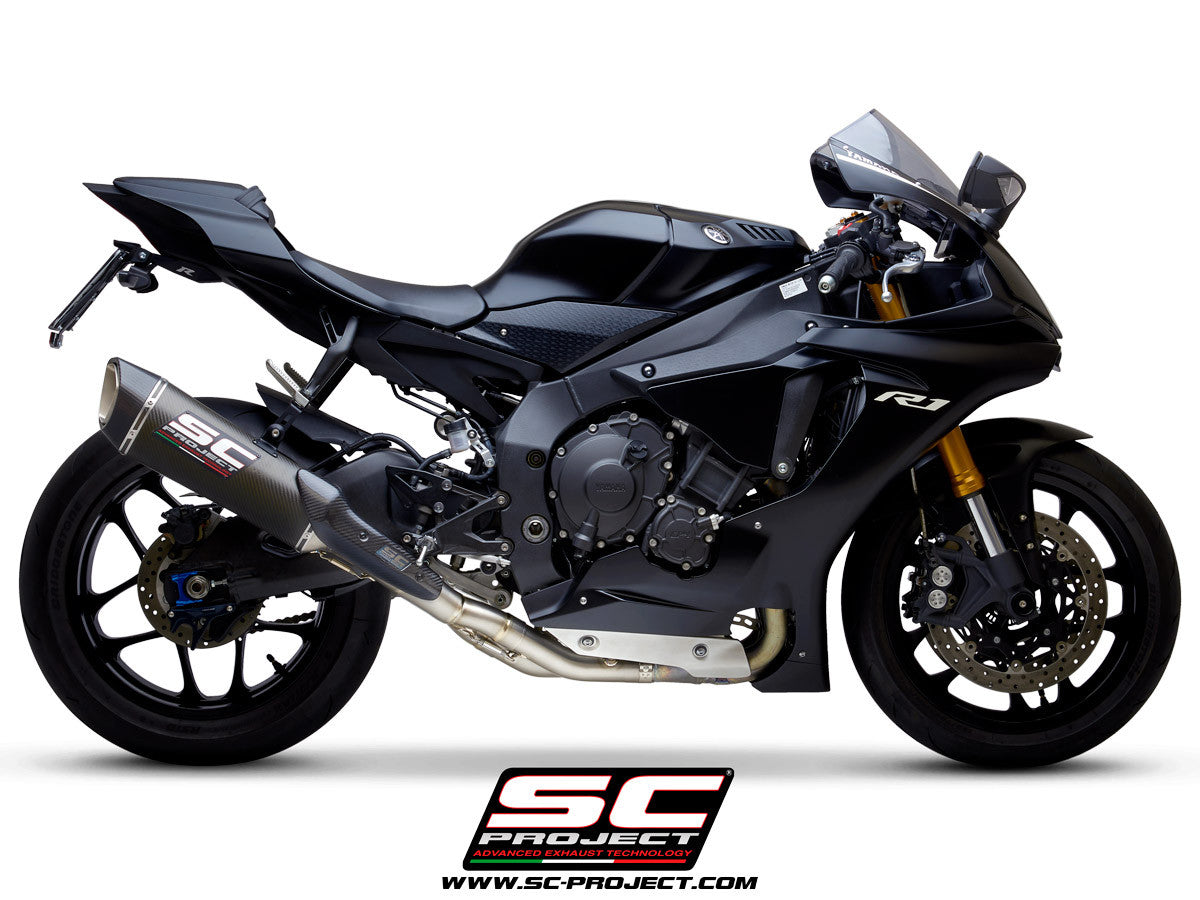 SC-Project Slip-On SC1-R + tubo de reemplazo KAT Yamaha YZF-R1/M RN49 (17-19) 