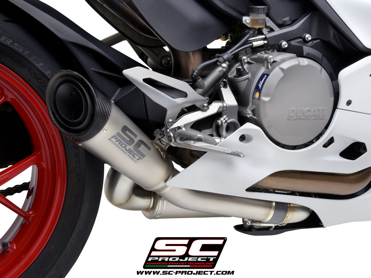 SC-Project Sistema de escape semi-completo S1 Ducati Panigale V2 955 (20-24) D35A-LT41T 