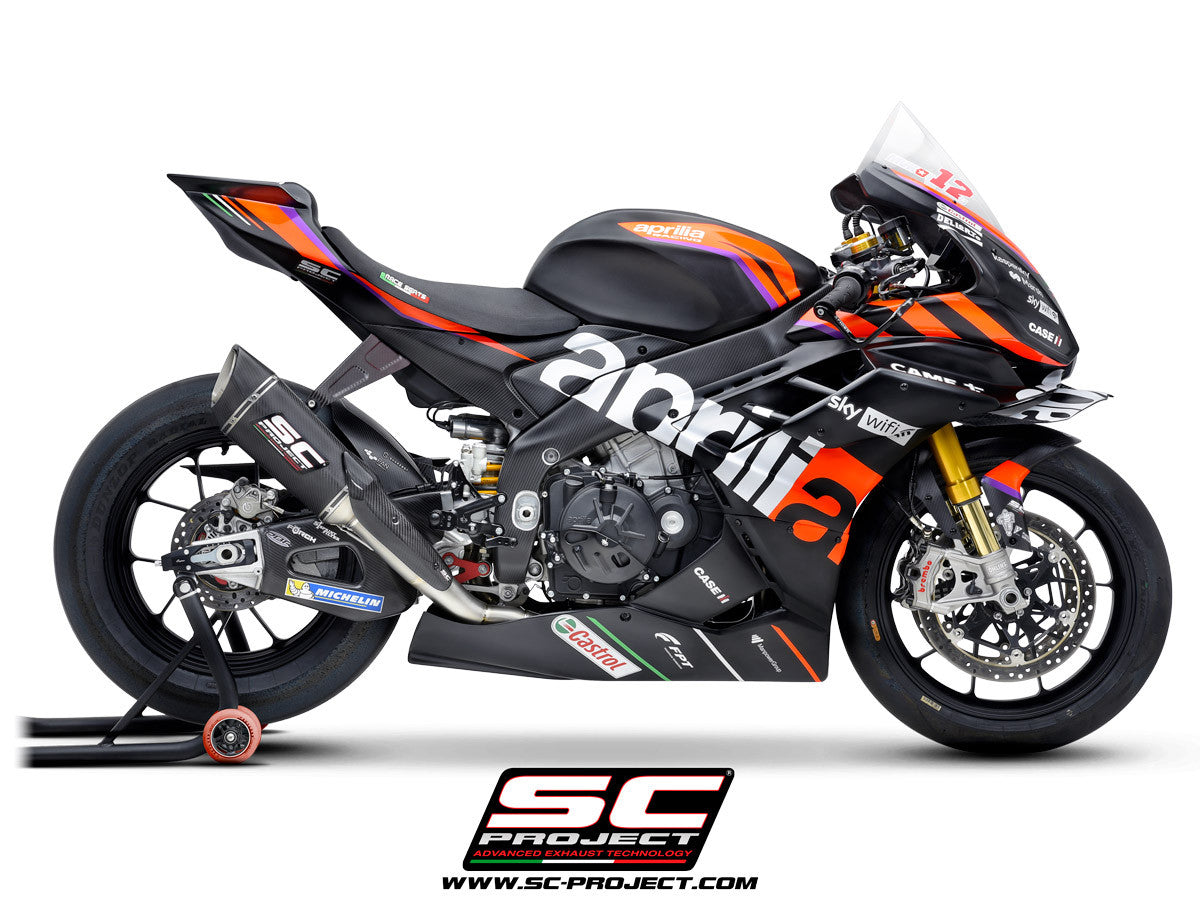 SC-Project Titan complete system SC1-R (250mm) Aprilia RSV4 1100 Factory (21-24) A27A-TC90C 