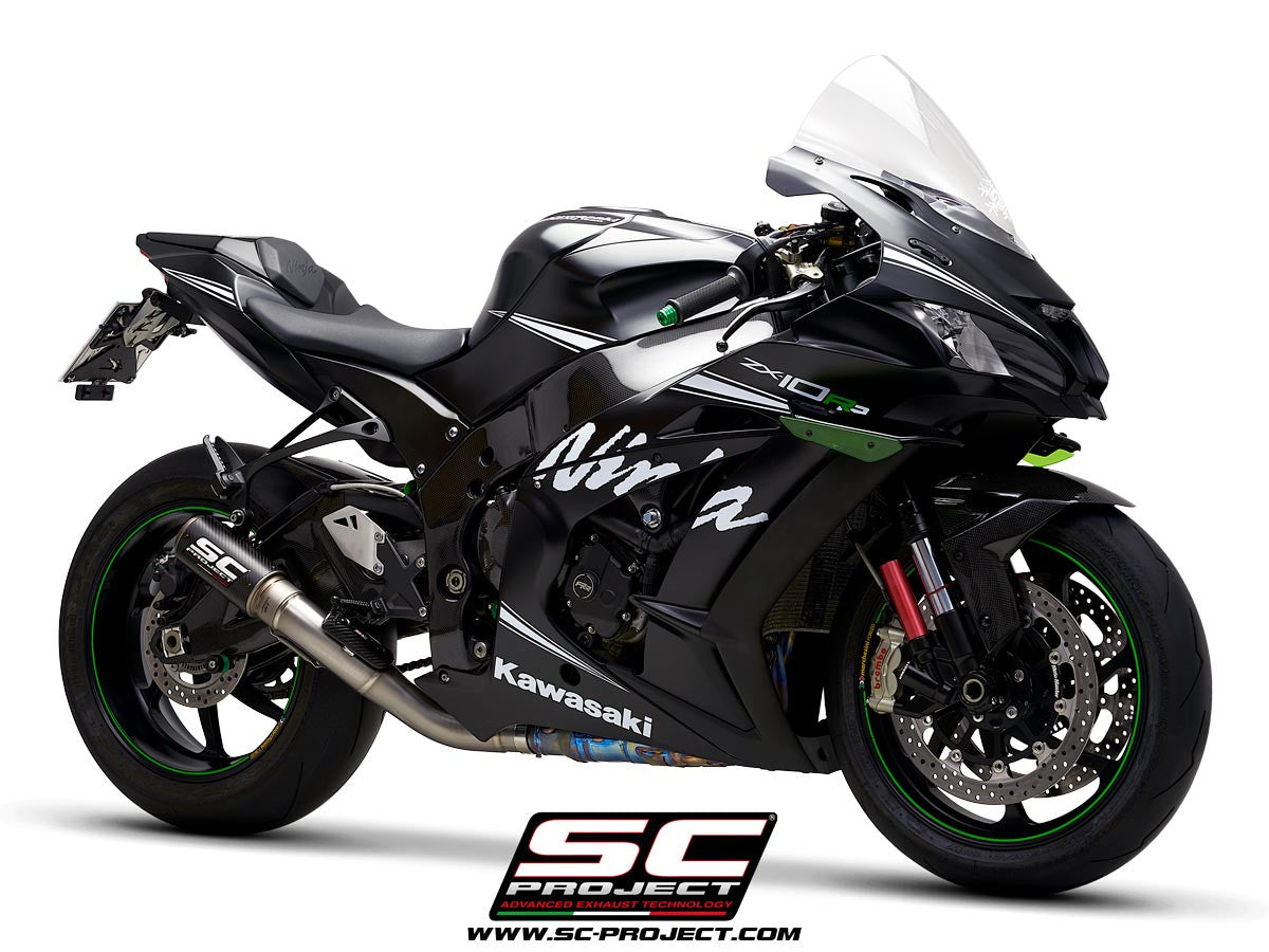 SC-Project Slip-on CR-T + KAWSAP pipe Kawasaki ZX-10 R/RR (16-20) K22A-DET36