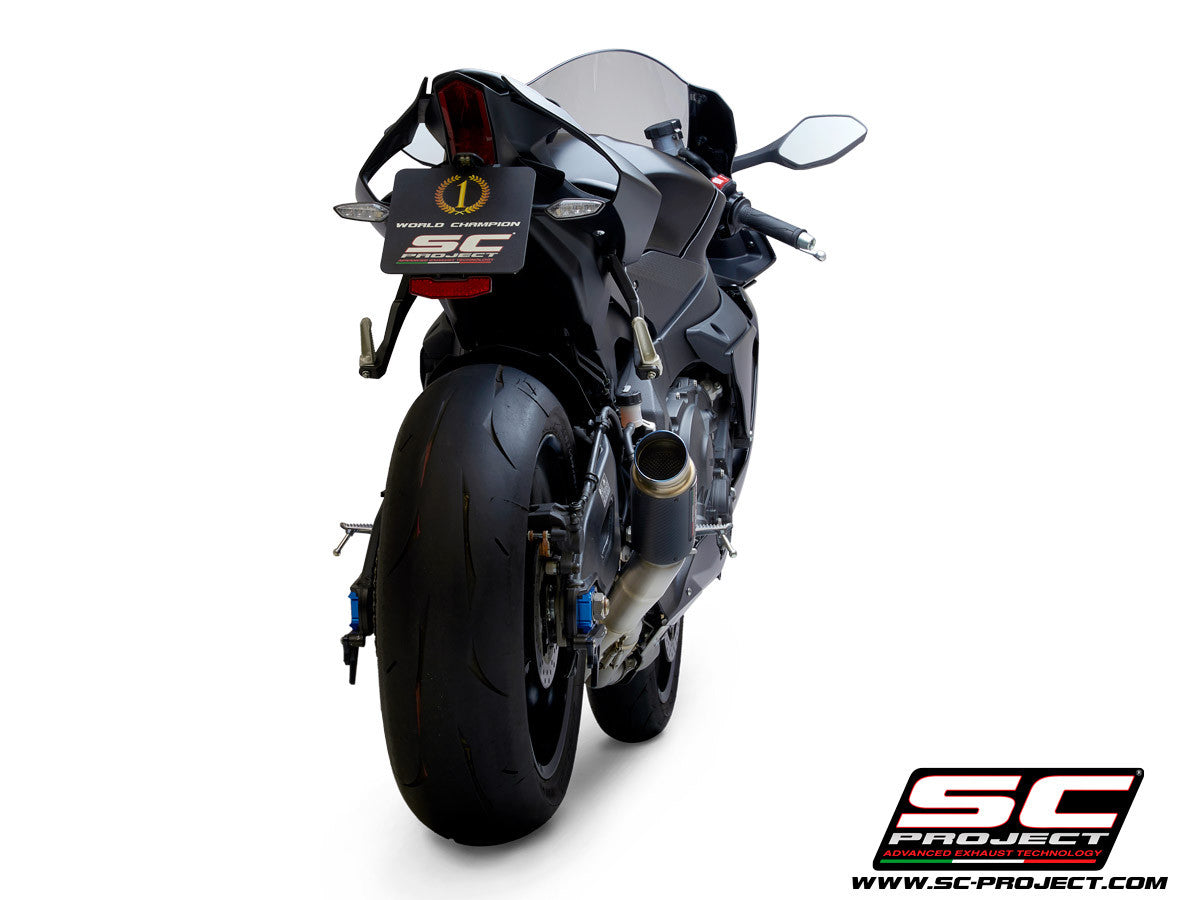 SC-Project Slip-on GP70-R + CAT replacement tube Yamaha YZF-R1/M RN49 (17-19) Y11B-DET70