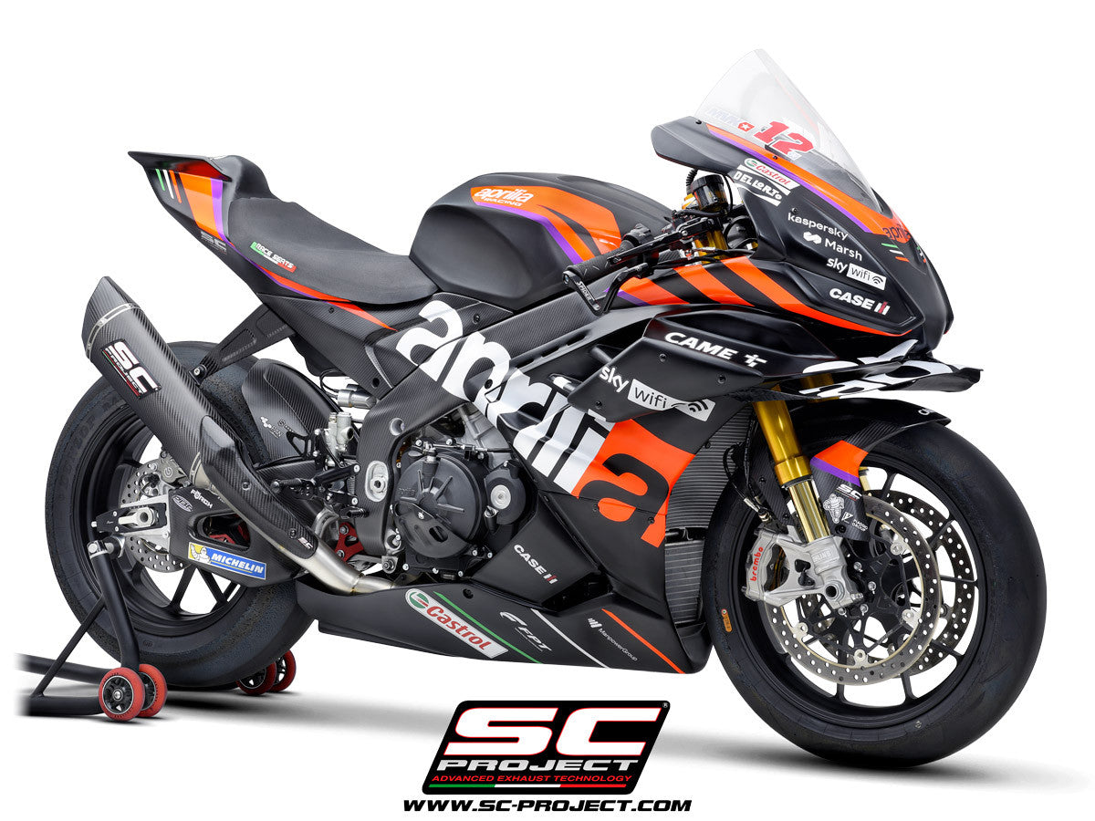 SC-Project Titan complete system SC1-R (350mm) Aprilia RSV4 1100 Factory (21-24) A27A-TC93C 