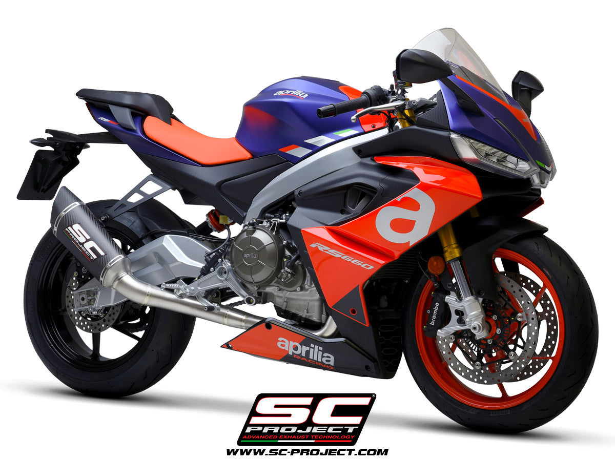 SC-Project Trofeo Titan complete system 2-1 SC1-R Aprilia RS 660 (20-24) A23A-PTC90 
