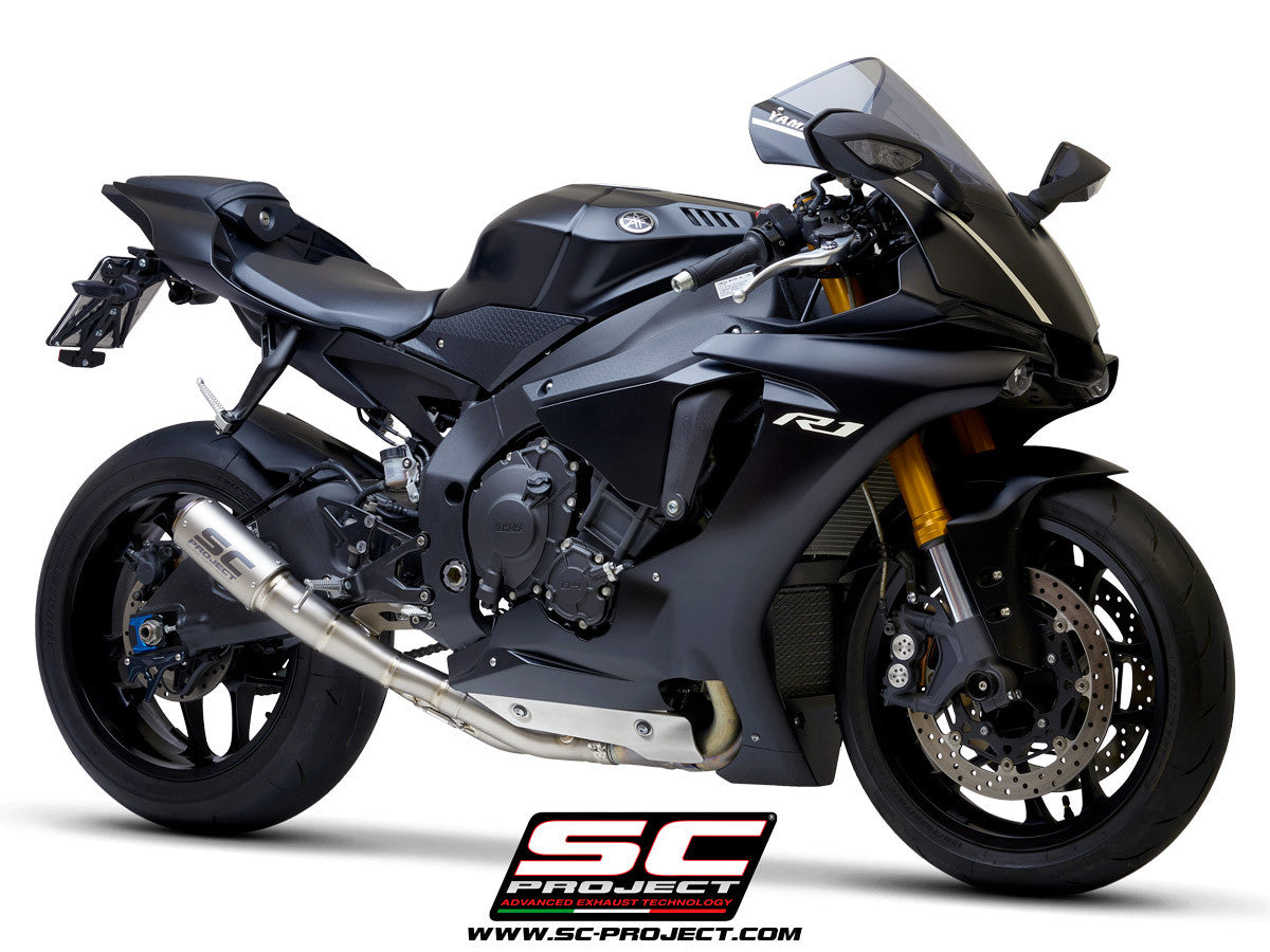 SC-Project Slip-on CR-T + KAT-SACE POSTER YAMAHA YZF-R1/M RN49 (17-19) Y11B-DET36