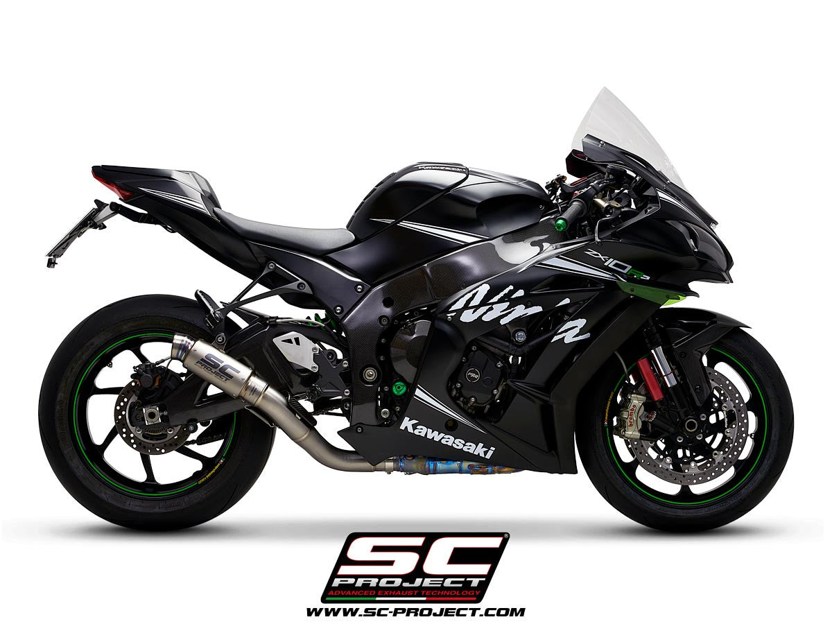 SC-Project Slip-on GP70-R + CAT replacement tube Kawasaki ZX-10 R/RR (16-20) K22A-DET70