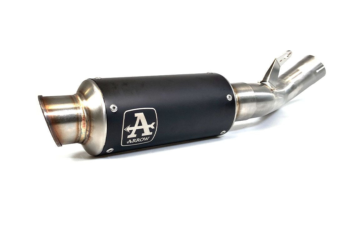 Kit de Escape Arrow Slip-On Dark GP2 Acero Inoxidable Aprilia RSV4/RR/RF (15-16) 71520GPI 