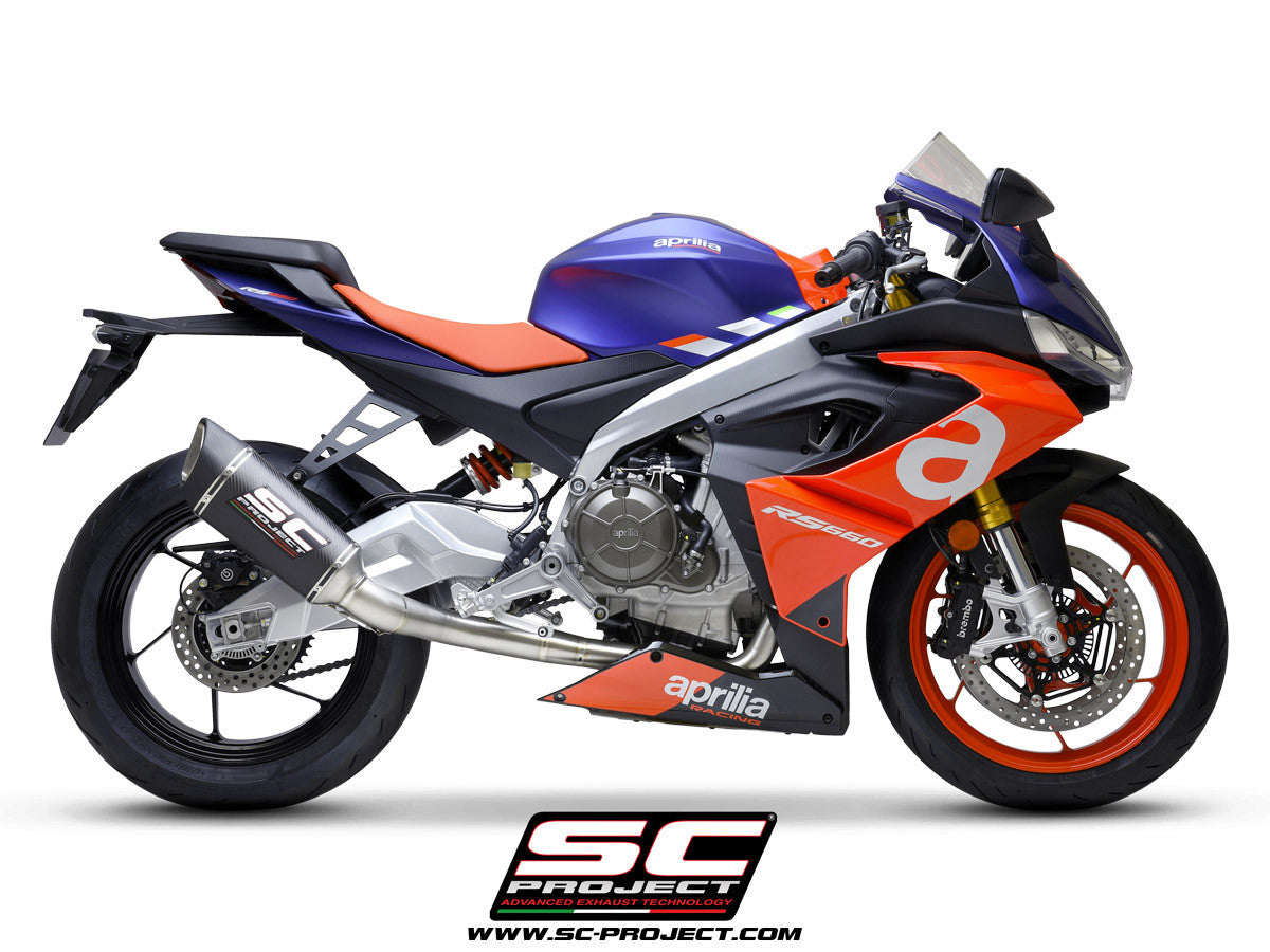 SC-Project Trofeo Titan complete system 2-1 SC1-R Aprilia RS 660 (20-24) A23A-PTC90 