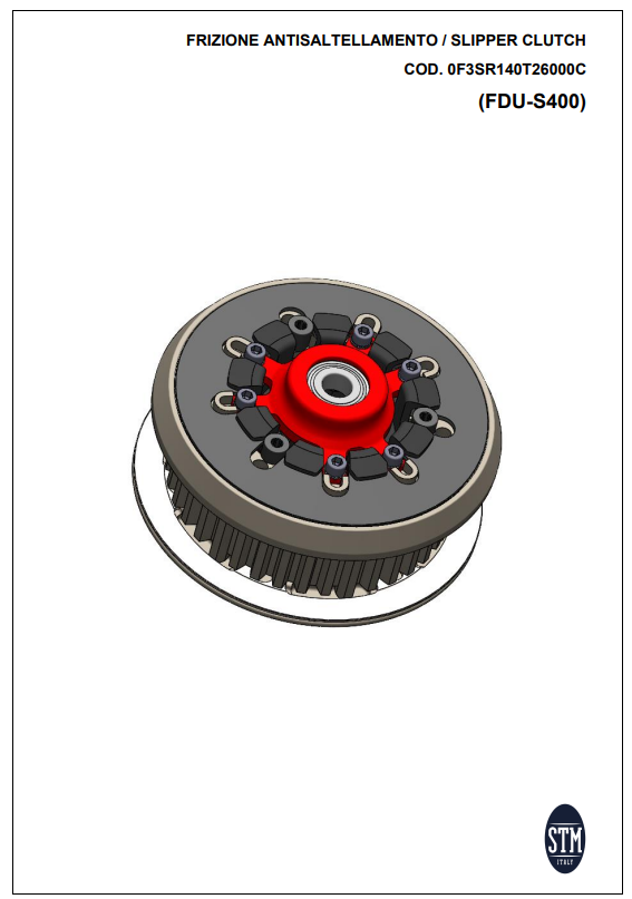 STM EVO SBK embrague seco Ducati Panigale V2 955 (20-24) KTT-2500 