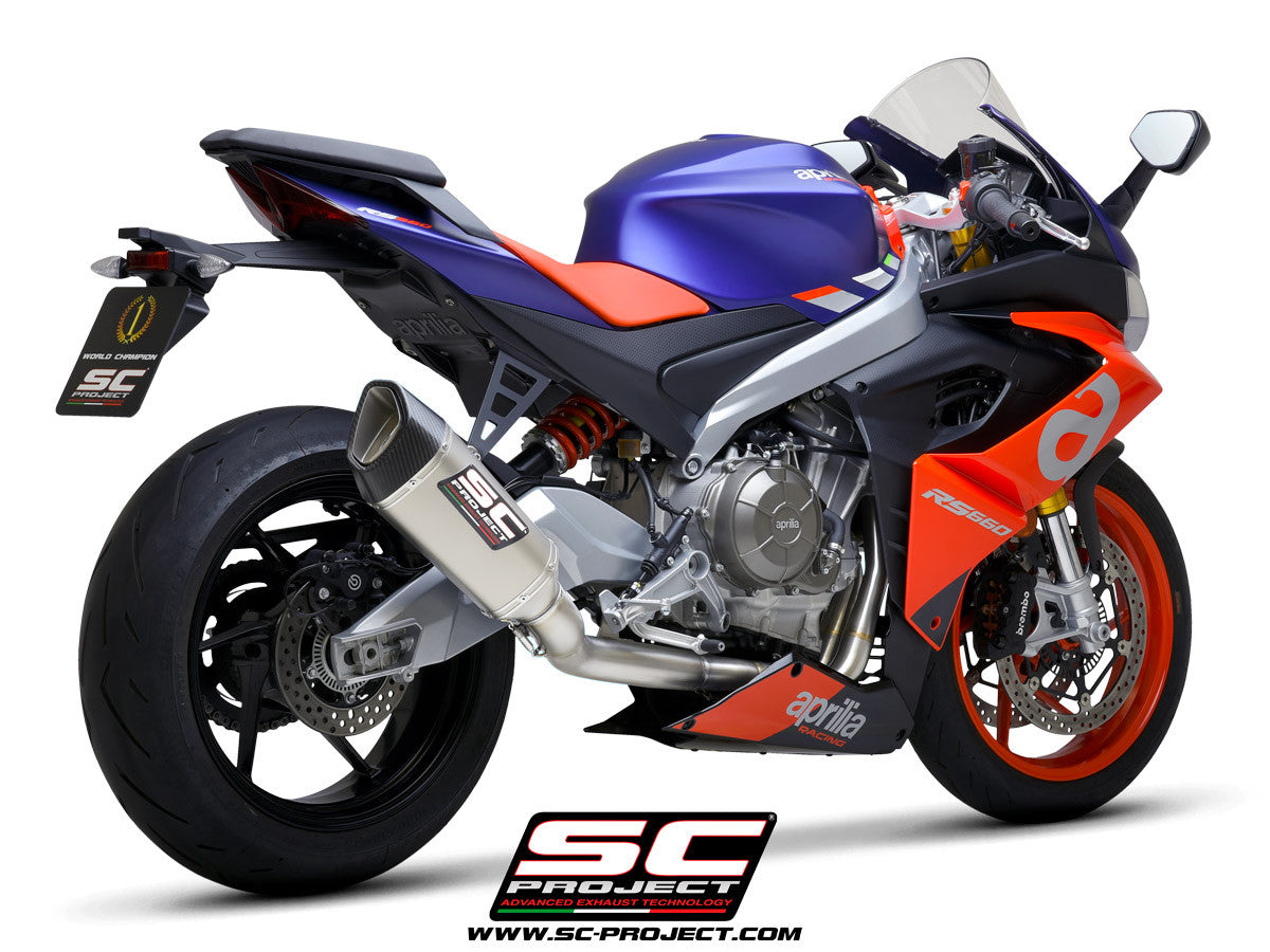 SC-Project Trofeo Titan complete system 2-1 SC1-R Aprilia RS 660 (20-24) A23A-PTC90 