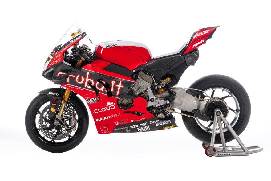 Soporte de rueda trasera de aluminio Ducati Panigale V4/S/R (18-24) Pierobon 