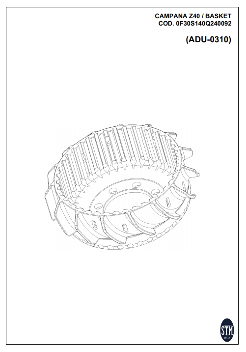 STM EVO GP embrague seco Ducati Panigale 1199/1299 KTT-0500 
