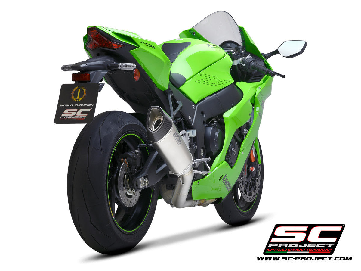SC-Project Slip-on SC1-R + KAWASAKI KAWASAKI ZX-10 R/RR (21-25) K38a-Det91c