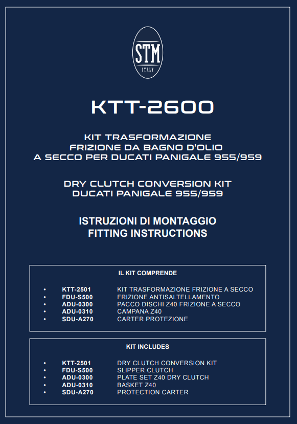 STM EVO GP dry clutch Ducati Panigale V2 955 (20-24) KTT-2600