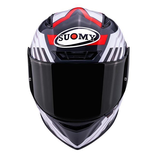 Suomy Track-1 Helmet Framework White/Red K6T10022 