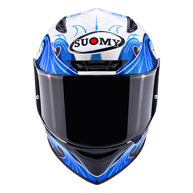 Suomy Track-1 Helmet Waves White K6T10025 