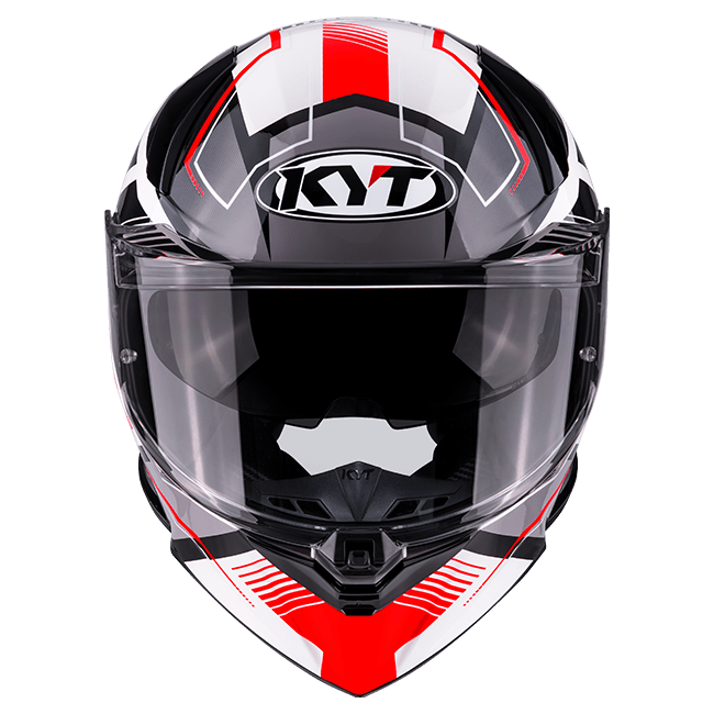 KYT R2R Helmet Parsec White/Red Y6R20022 