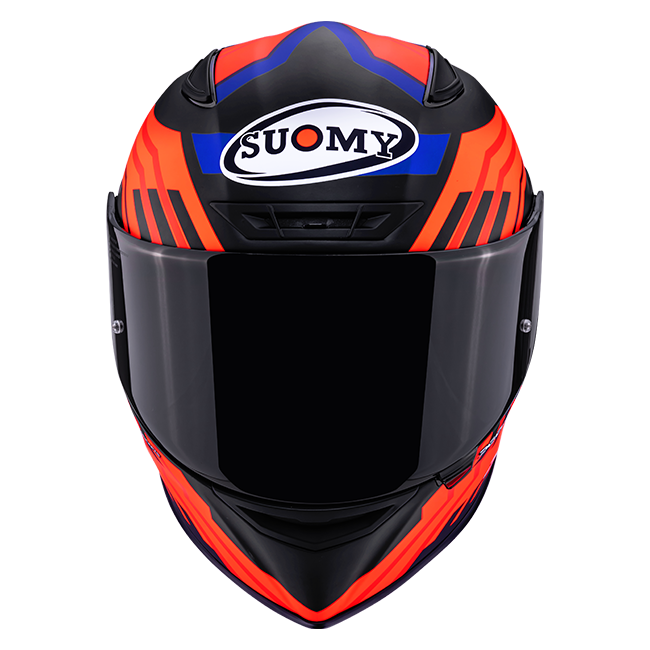 Suomy Track-1 Helmet Framework Matt Black/Red/Blue K6T10024 
