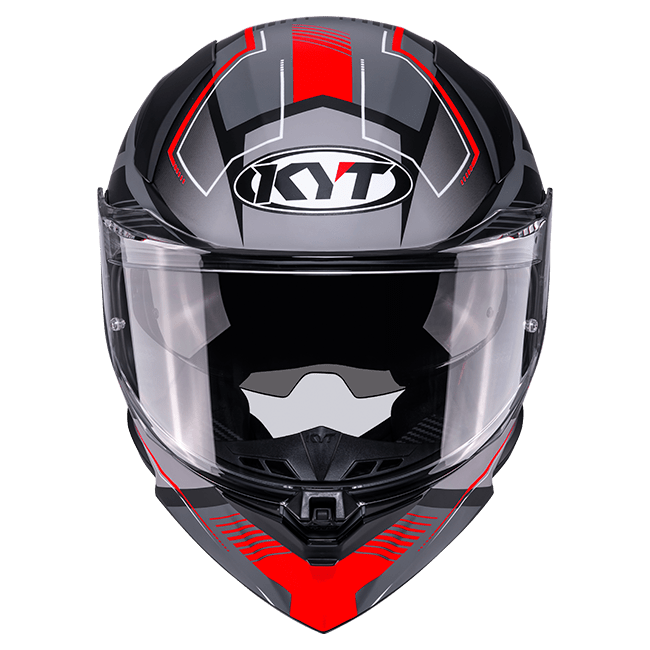 KYT R2R Helmet Parsec Matt Gray / Red Y6R20023 