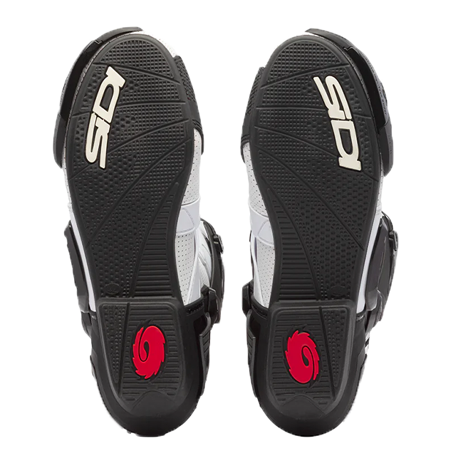 Sidi Rex Air Motorcycle Boots White/Black 203 