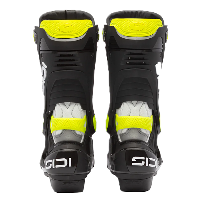 Sidi Rex Motorcycle Boots White/Black/Yellow 