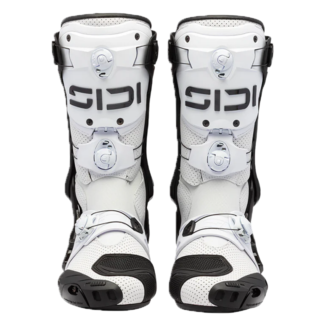 Sidi Rex Air Motorcycle Boots White/Black 203 