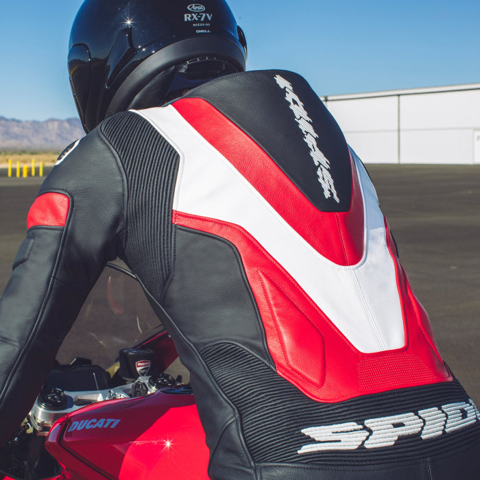 Spidi Laser Pro One-Piece Leather Suit – Perforated racing suit | Men | Red | Y154014 