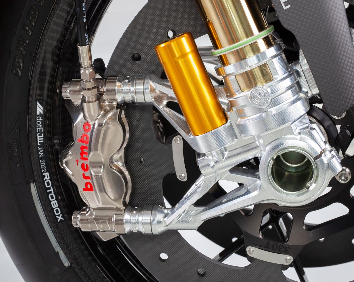 Juego de pie de horquilla CNC de 108 mm "Estilo GP" Motocorse Ducati Panigale V4 S (2025) 