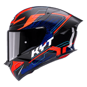 KYT TT-Revo Helmet Speeding Black / Red / Blue Y6TR0053 