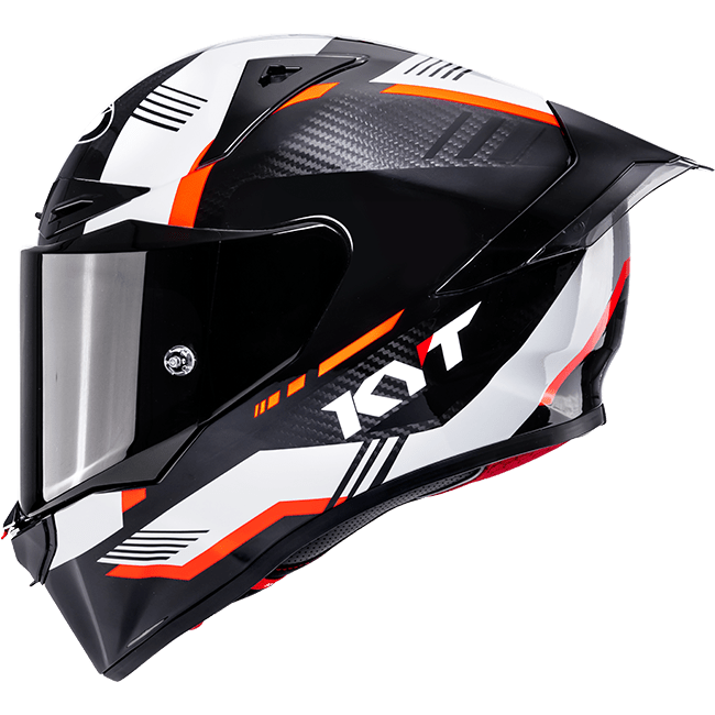 KYT R1R Racing Helmet Carbon Zone Orange Y6R10008 