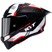 KYT R1R Casco de Carreras Carbono Zona Roja Y6R10007 