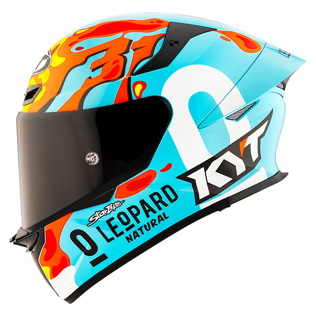 KYT TT-Revo Helmet Leopard Replica Aragon Y6TR0054 