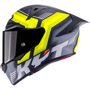 KYT R1R Racing Helmet Carbon Accelerator Yellow Y6R10010 