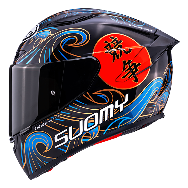 Suomy Track-1 Casco Waves Negro K6T10026 
