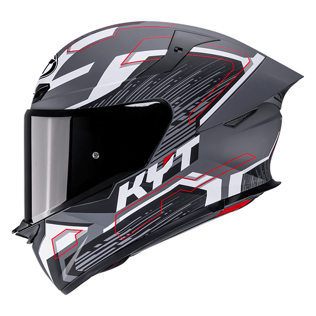 KYT TT-Revo Helmet Speeding Matt Grey Y6TR0052 