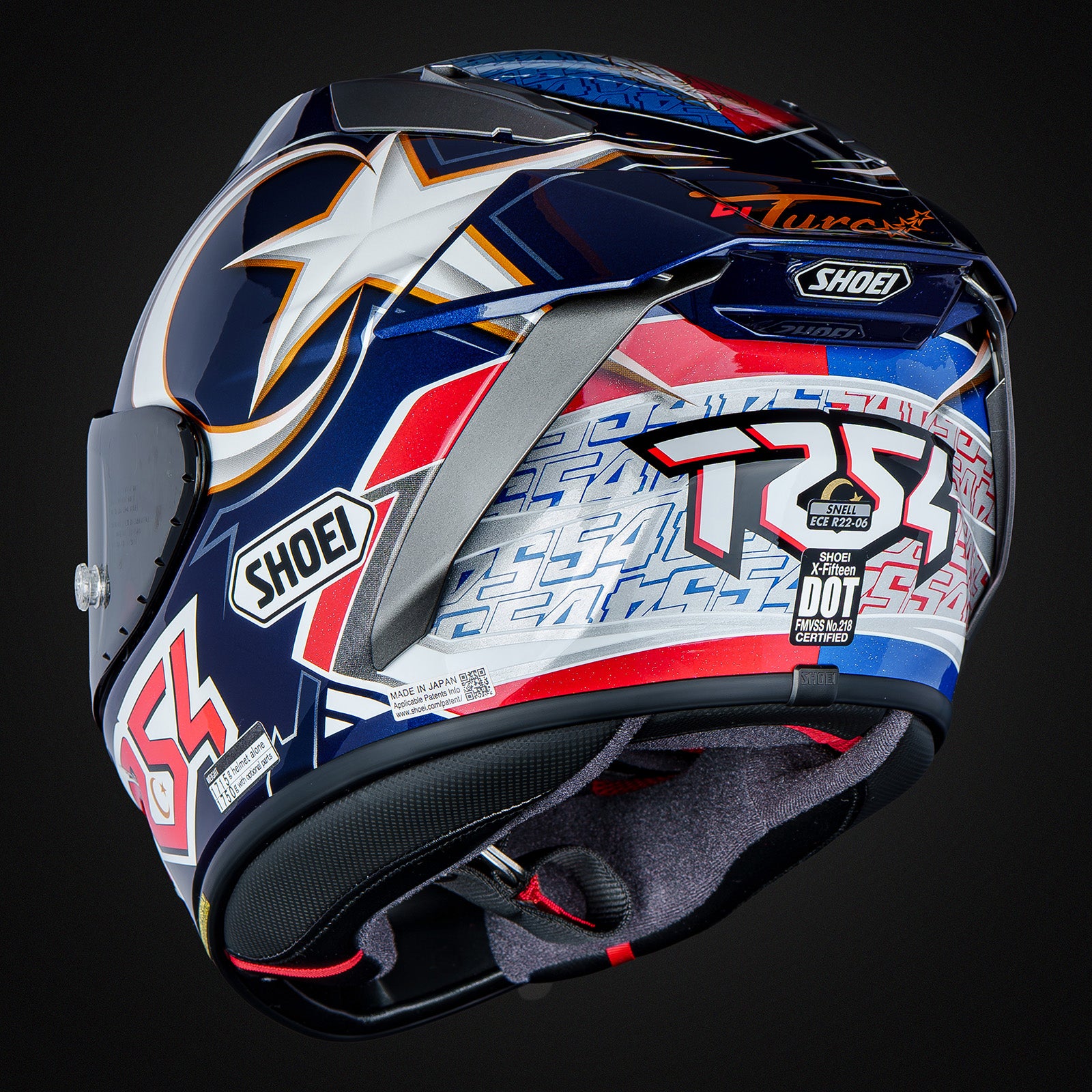 Shoei X-SPR PRO Casco Réplica de Toprak Razgatlıoğlu 2025 