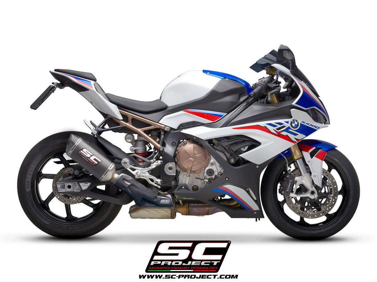 Carbon heat protection exhaust SC-Project Slip-on BMW S1000RR K67 (20-22) B33B-CP
