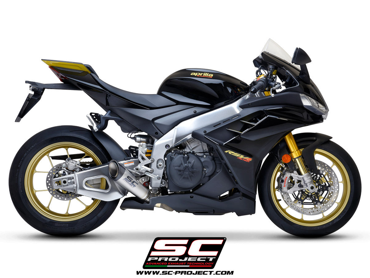 SC-Project Slip-On S1 Aprilia RSV4 1100 Factory (21-24) A27A-T41T 