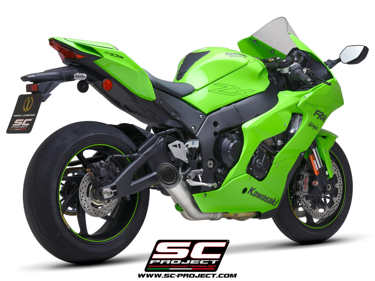 SC-Project Slip-on S1 + KAT-SACHTORG KAWASAKI ZX-10 R/RR (21-25) K38A-Det41T