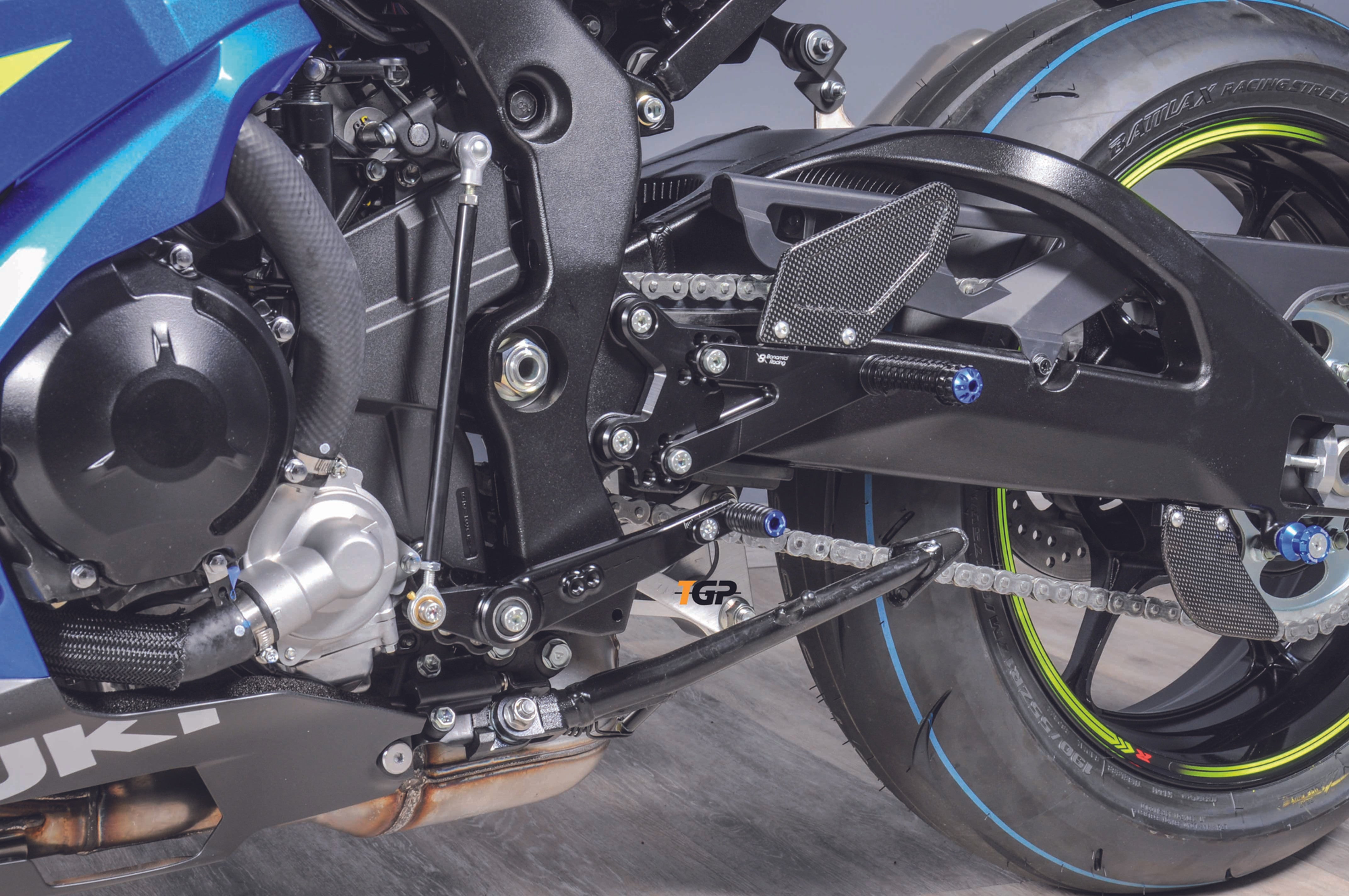 Bonamici Racing Suzuki GSX-R 1000 (17-23) footrest system S011 