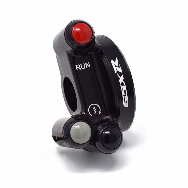 Gas grip housing with handlebar switch Jetprime Suzuki GSX-R 1000 (17-23) JP ACC 011