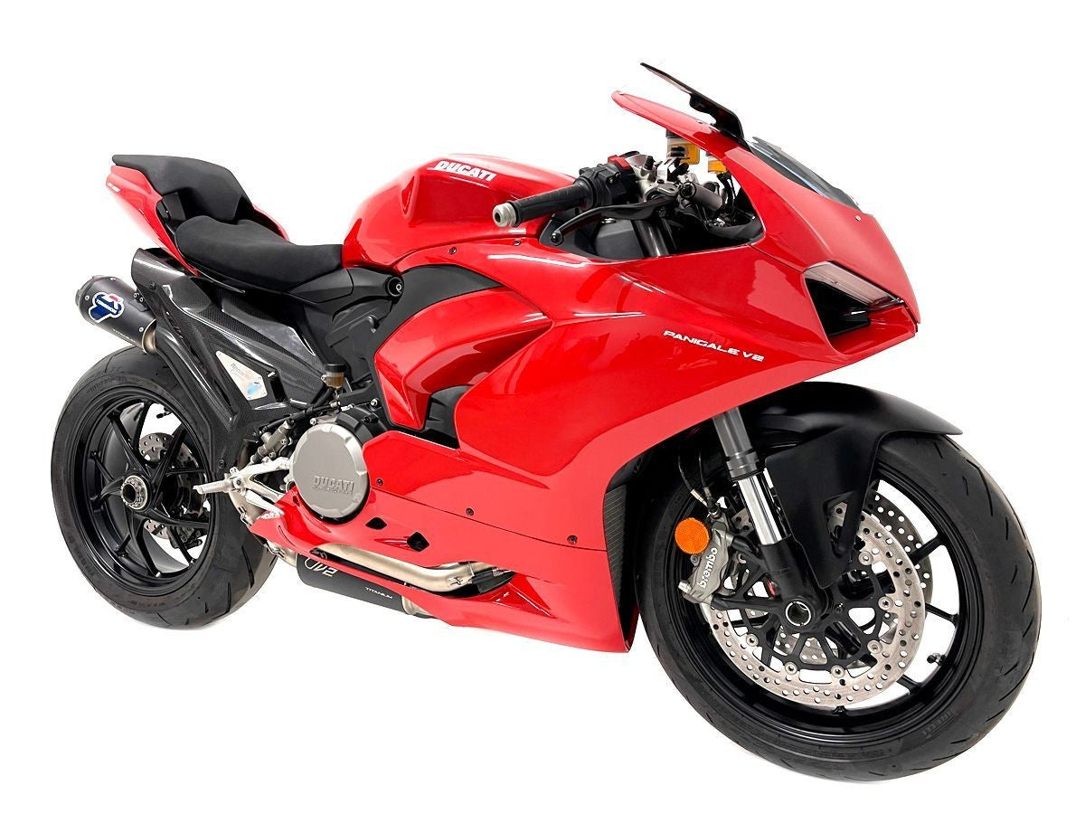Sistema de escape completo de acero inoxidable Termignoni Replica SBK Ducati Panigale V2 955 (20-24) D22009400INC 