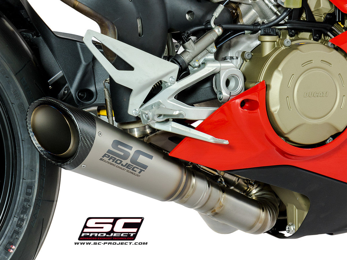 SC-Project Sistema de escape semi-completo S1 Ducati Panigale V4/S (18-20) D26A-LT41T 