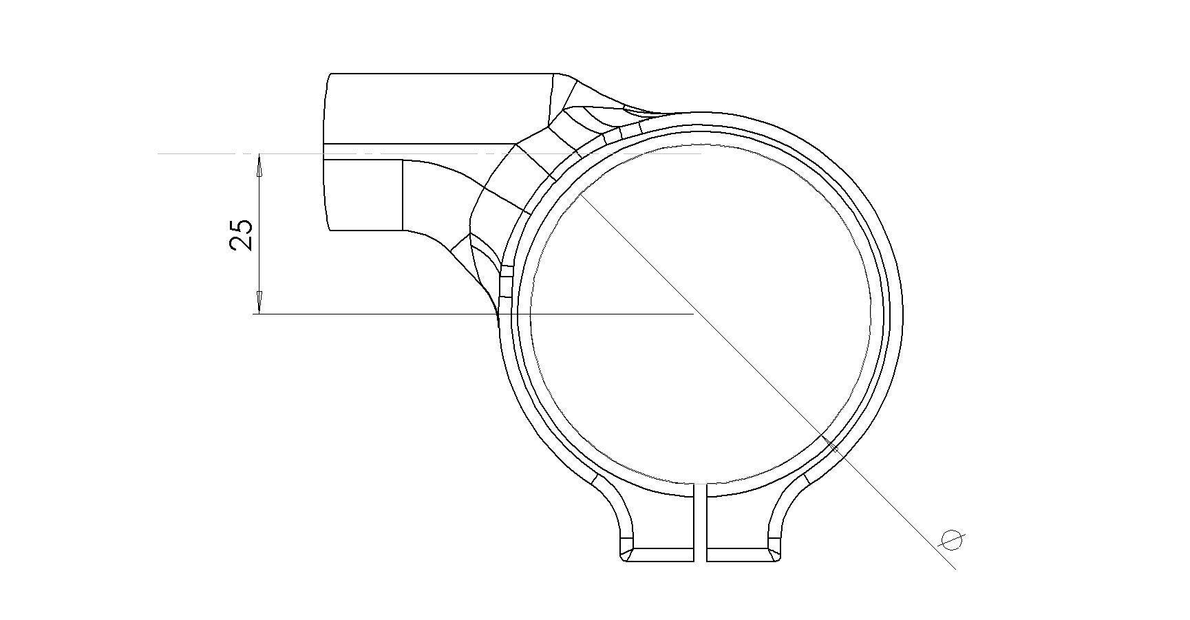 Lenker Offset 25 Spider Racing Honda CBR 1000 RR-R SC82 (20-25) 50.25.50